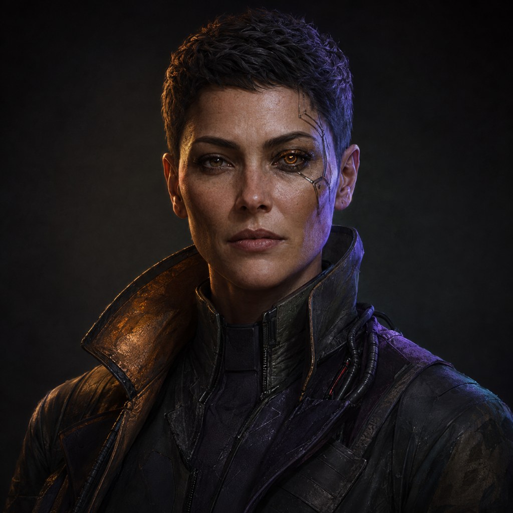 Mira, Neon Frontier character concept
